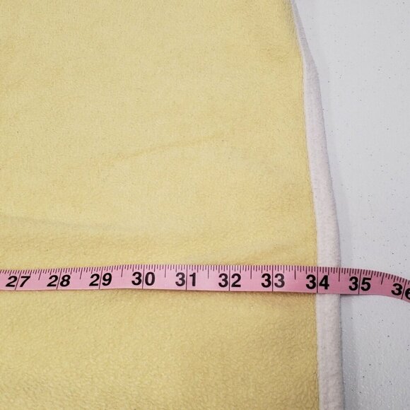 Child of Mine Carters Baby Blanket Giraffe Toucan Bird Squeaker Yellow White - Picture 6 of 9